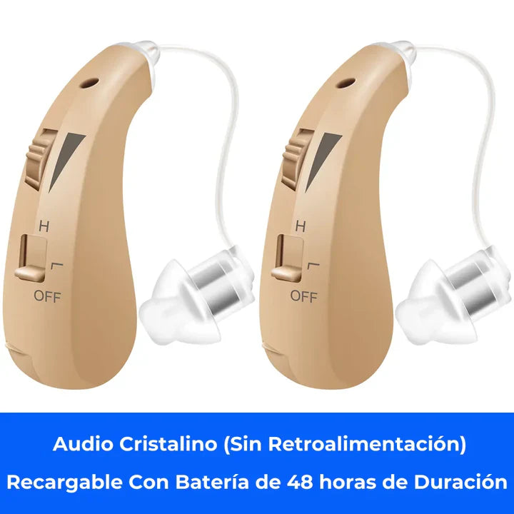 Audífonos recargables Libre de Prescripción - GoldenEar®